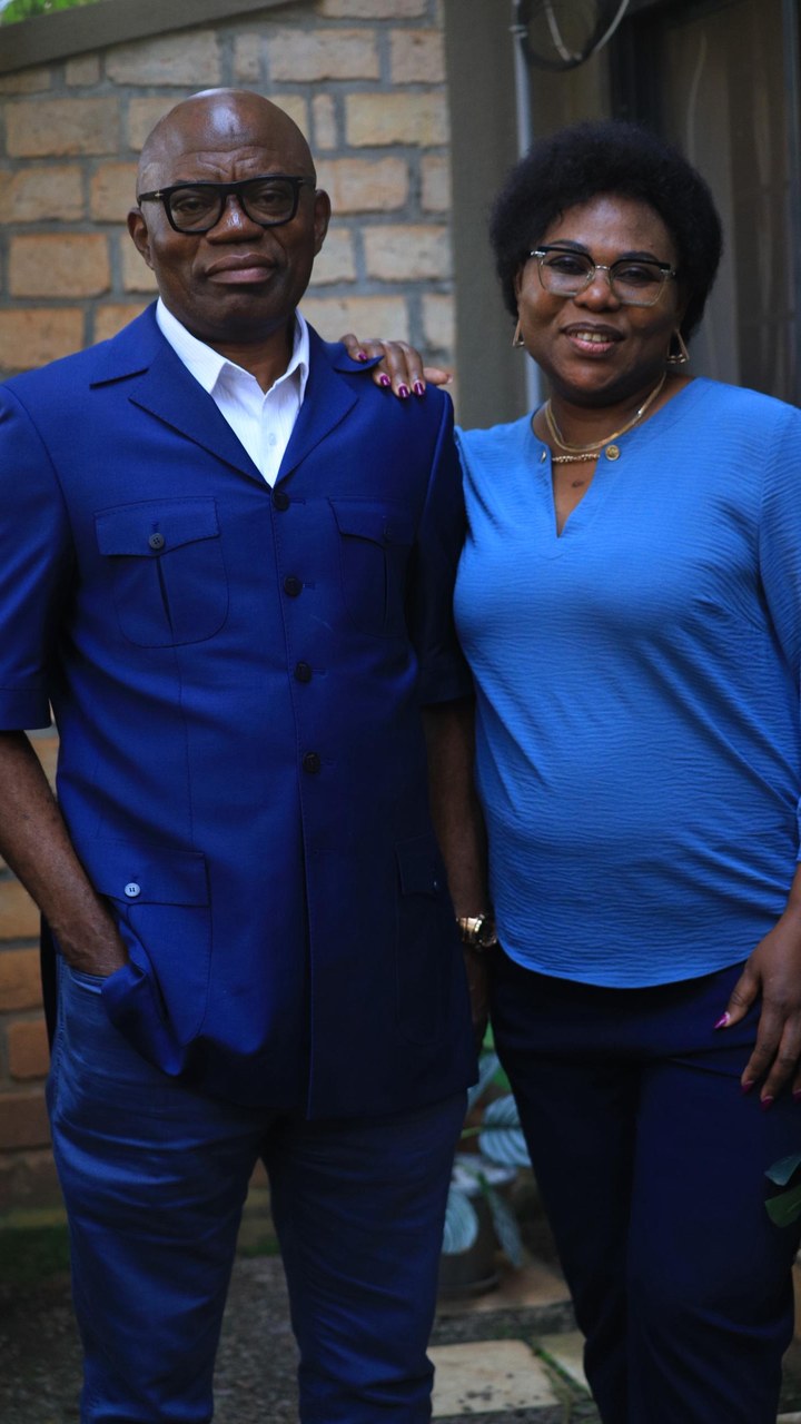 Nicole and Claude Tshani, the founders of Tshani Foundation, photographed in Kampala
